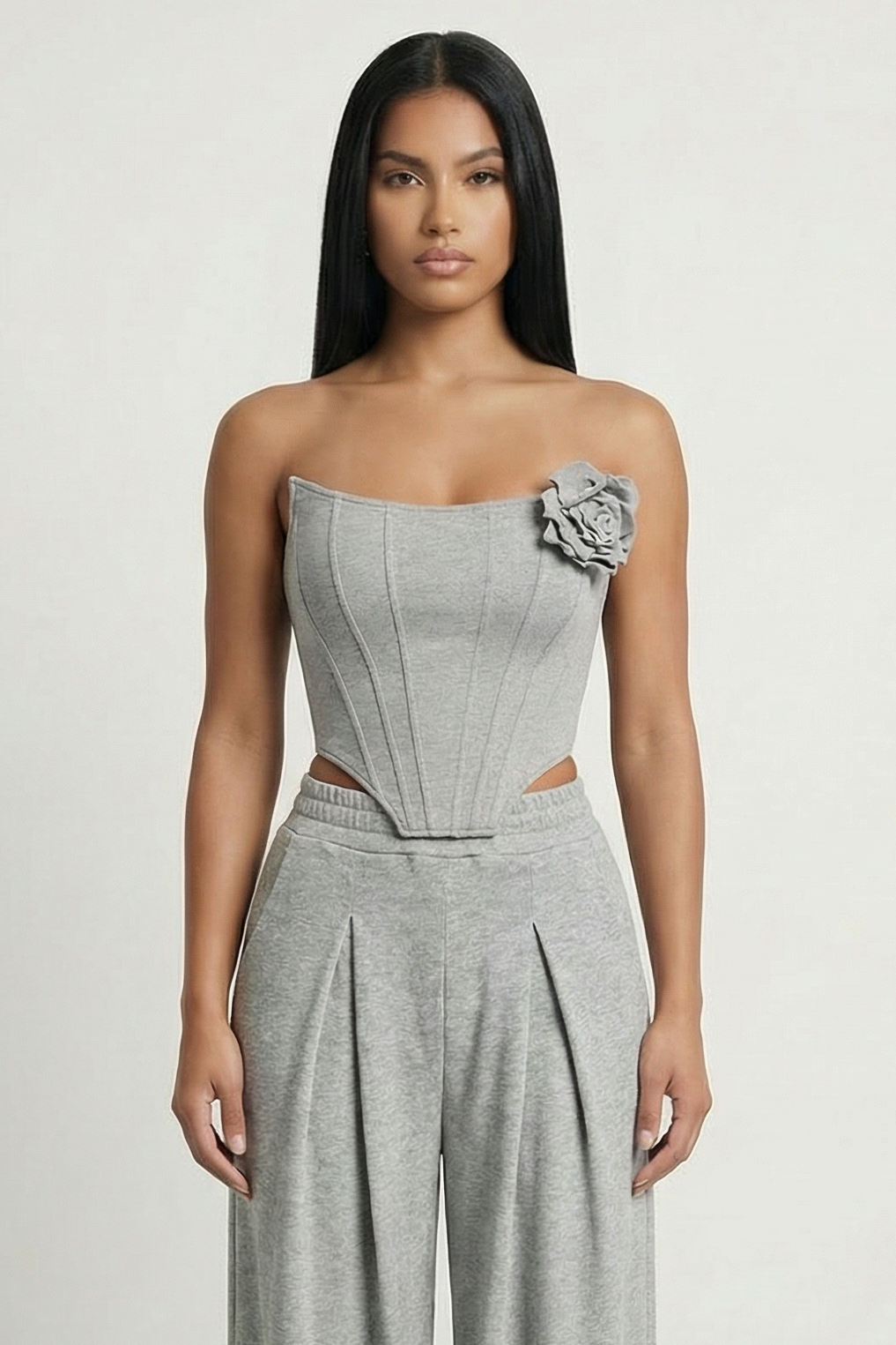 Eleanor Corset - Grey – Aurélienne Paris