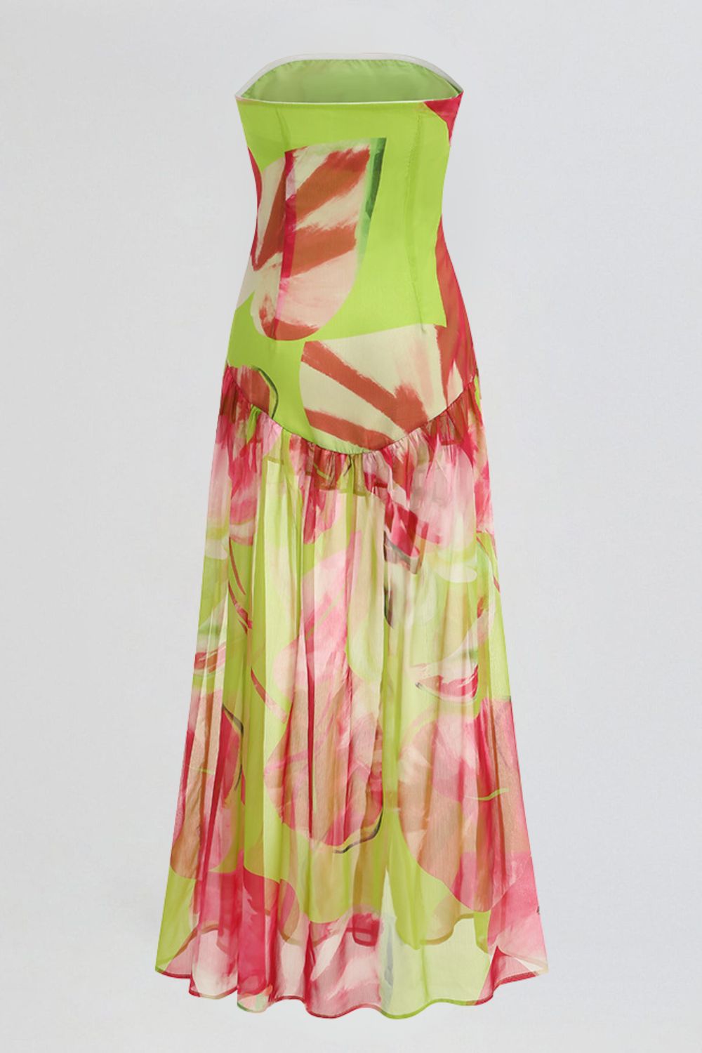 Riviera Long Dress - Limonata Green