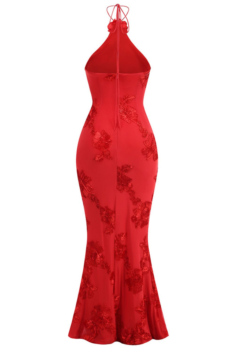 Jasmine Long Dress - Ruby Red