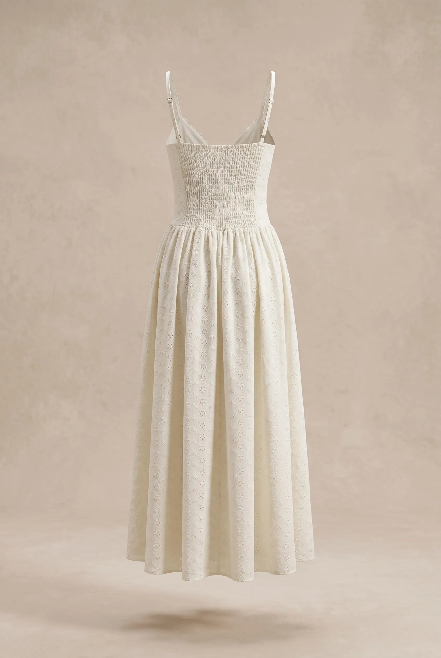 Althea Robe Mi-Longue - Ivoire