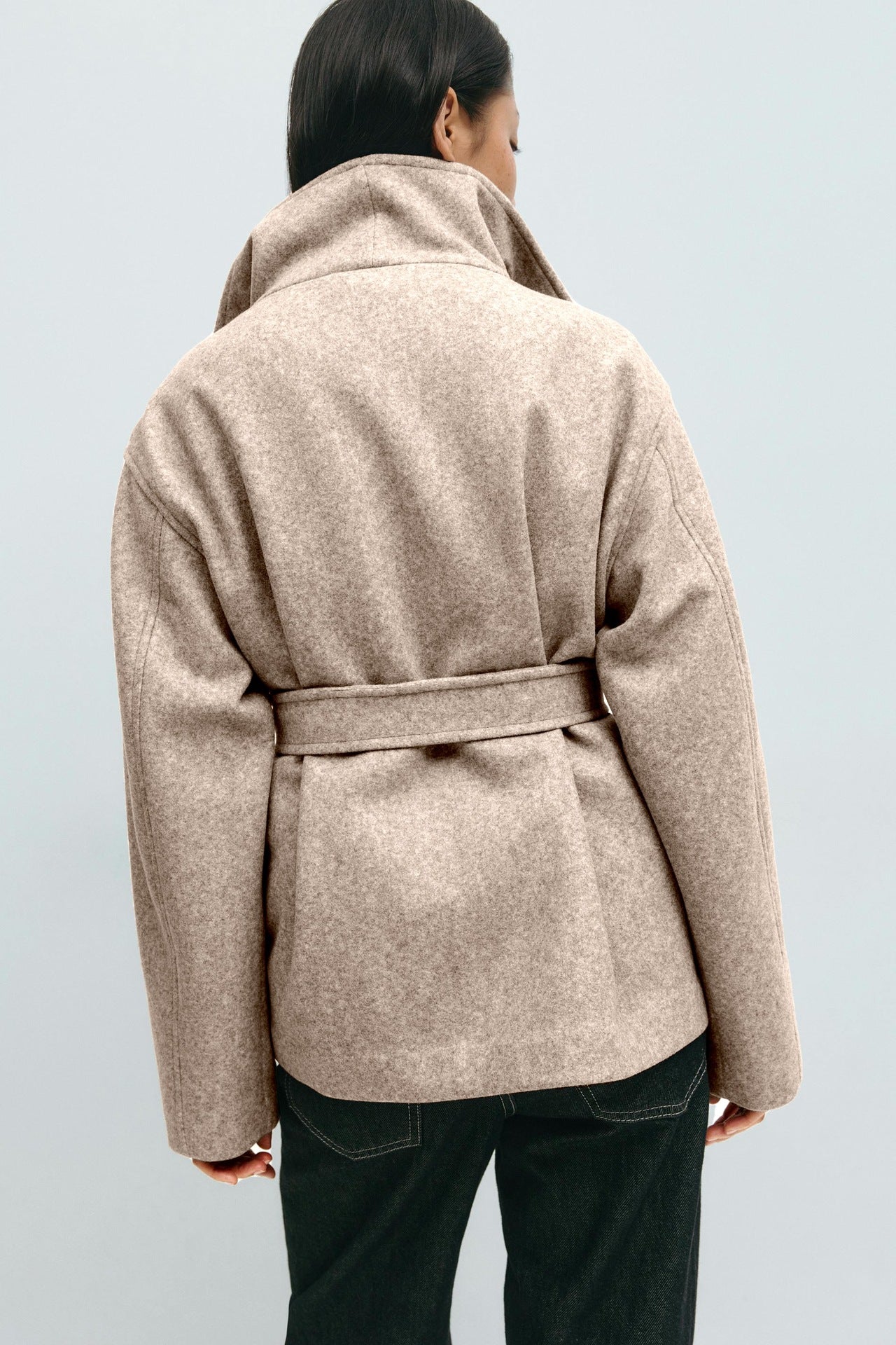 Alma Manteau Mi-Long – Beige