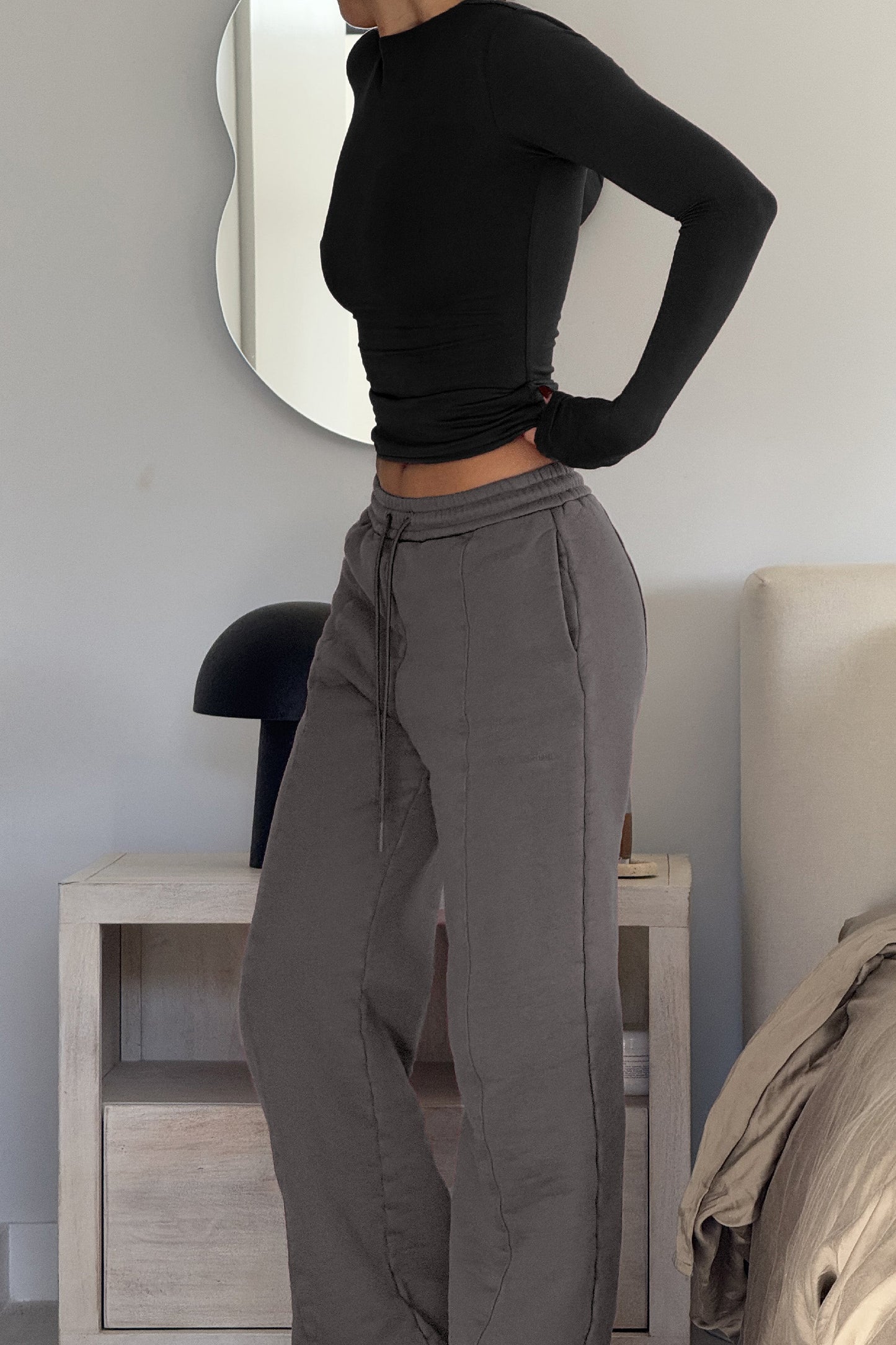 Jogging Structured Large - Gris Fumé