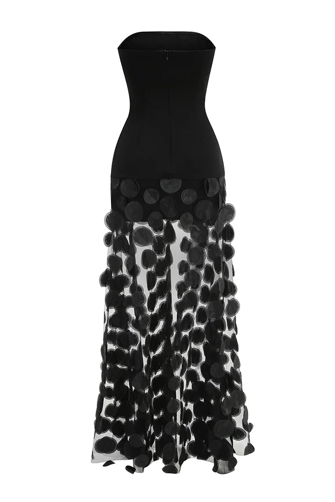 Séléna Robe Longue - Noir