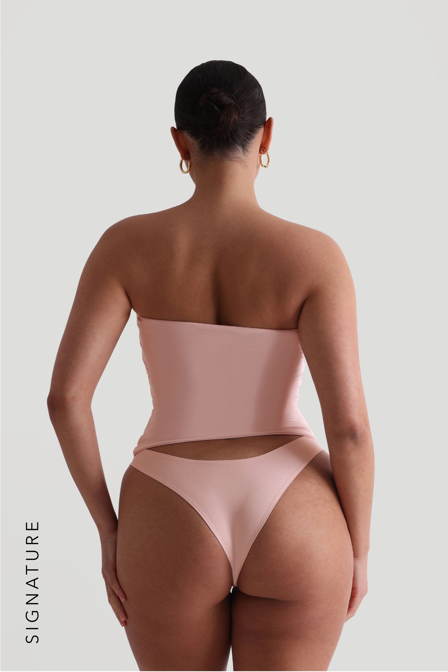 Classic Top Bandeau Long - Rose Clair