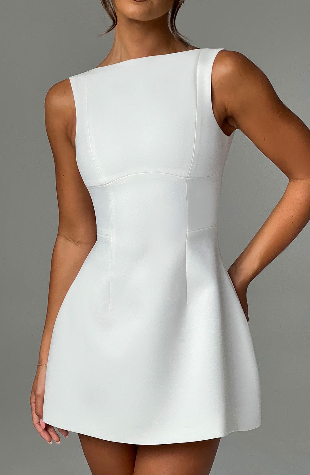 Alana Short Dress - Ivory