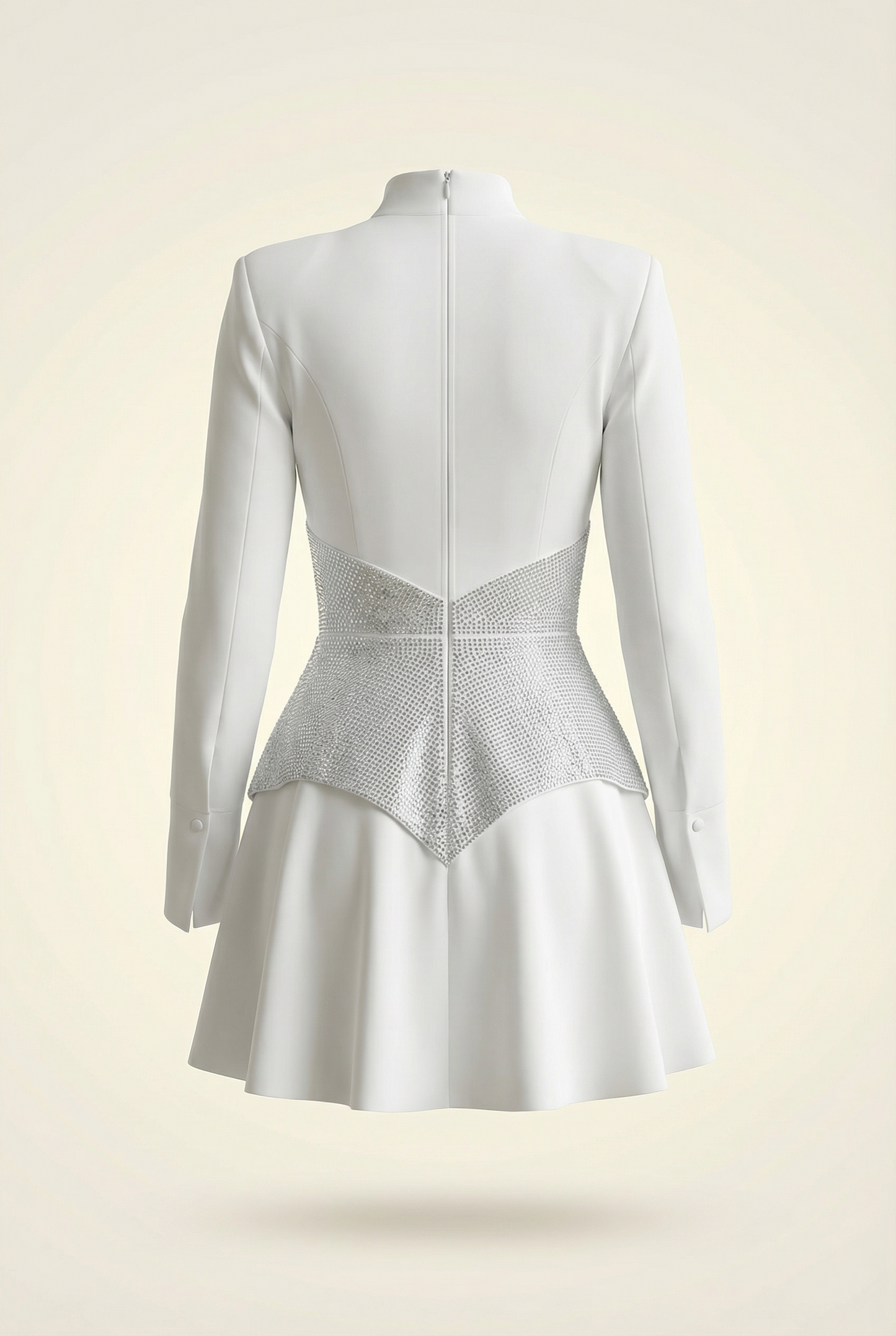 Daphné Robe Courte - Ivoire