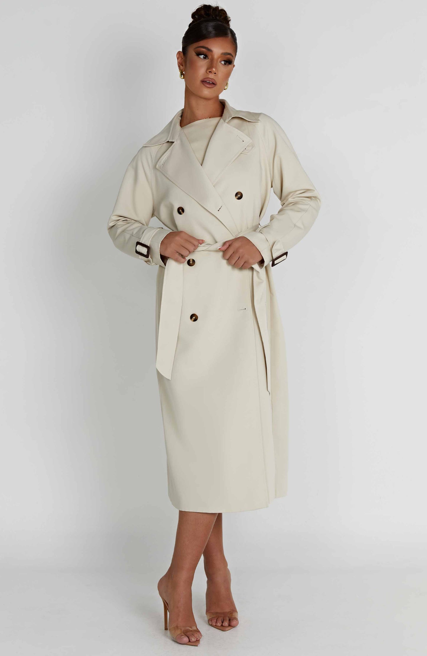 Camila Manteau Trench - Sable