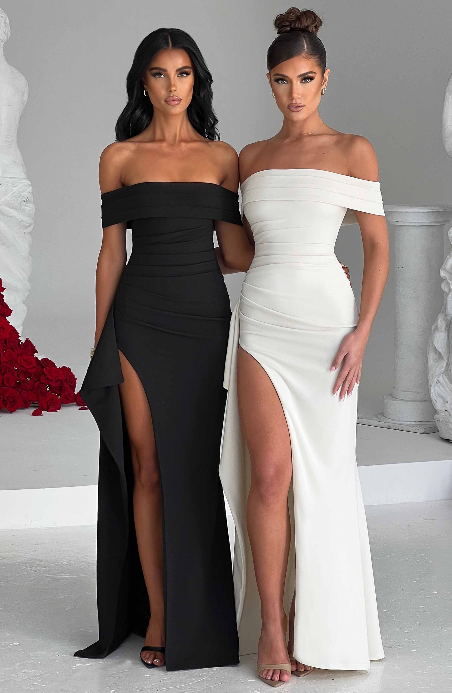 Joyce Long Dress - Ivory