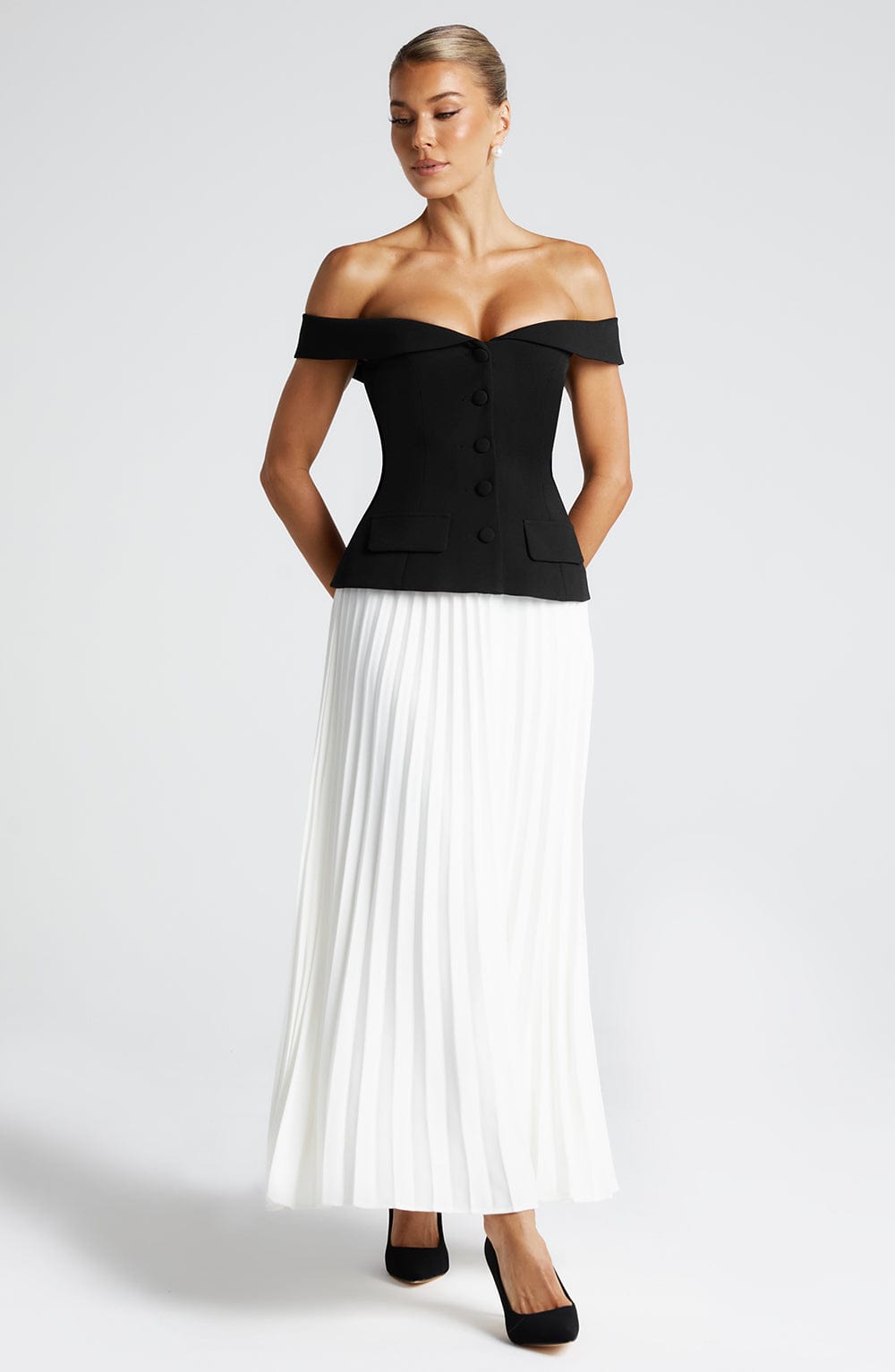 Penny Long Skirt - Ivory
