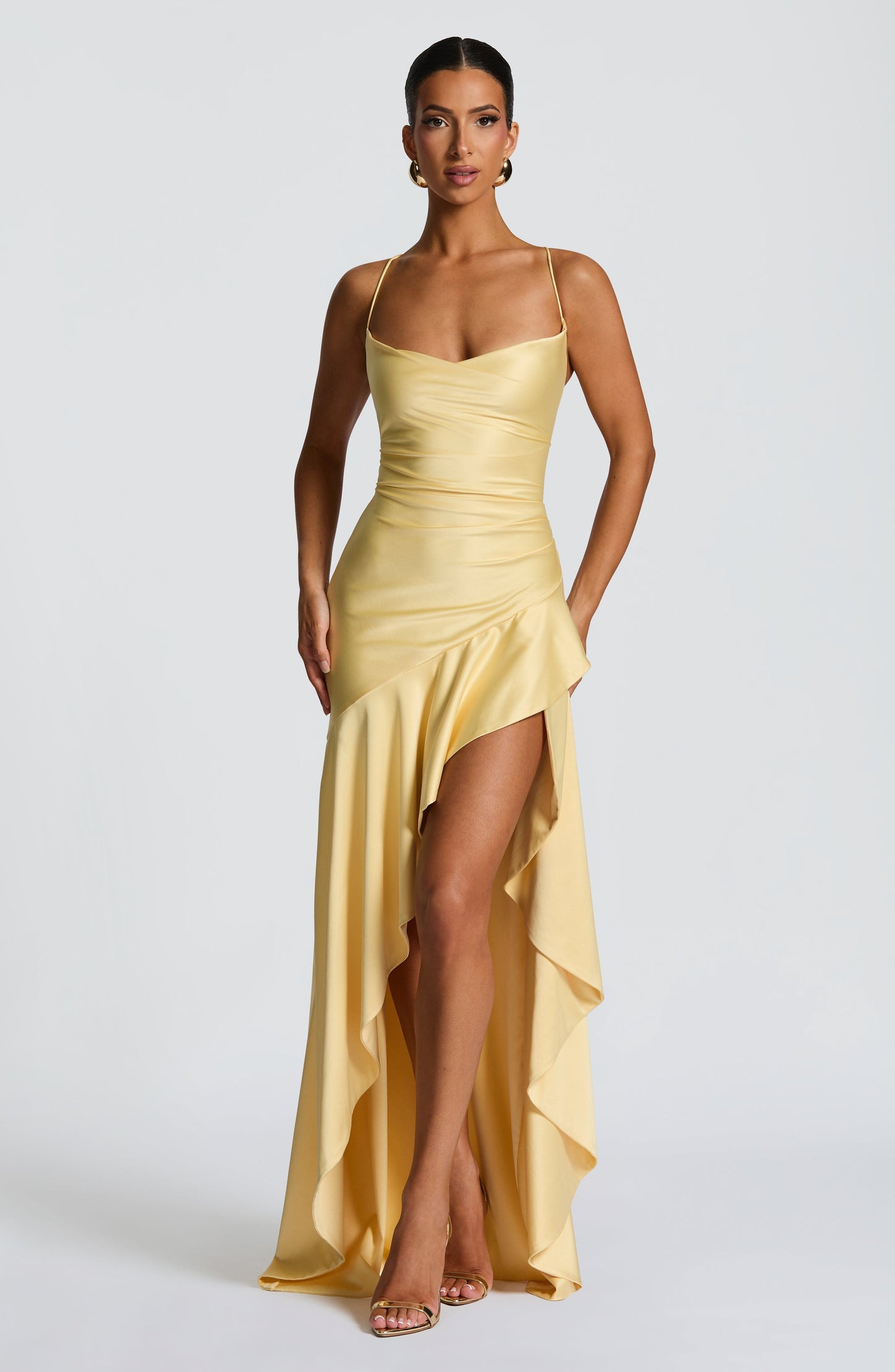 Samira Robe Longue - Citron
