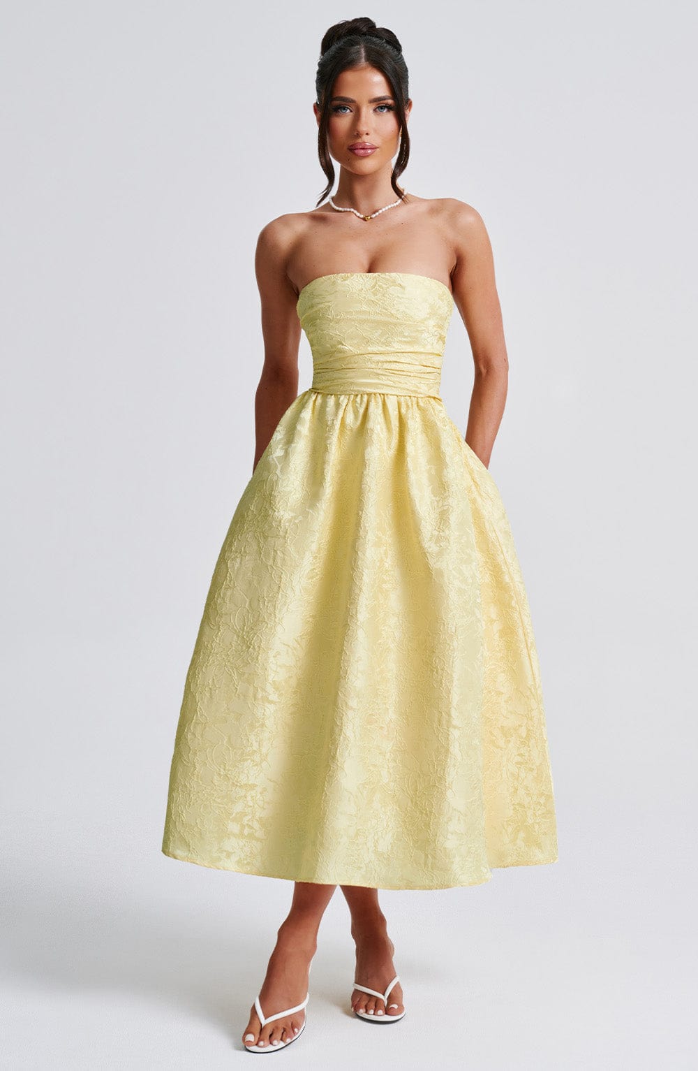 Saoirse mid-length - Lemon Yellow