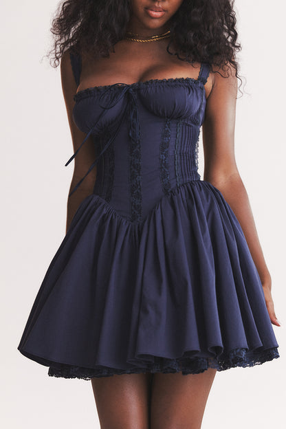 Juliette Robe Courte Marine