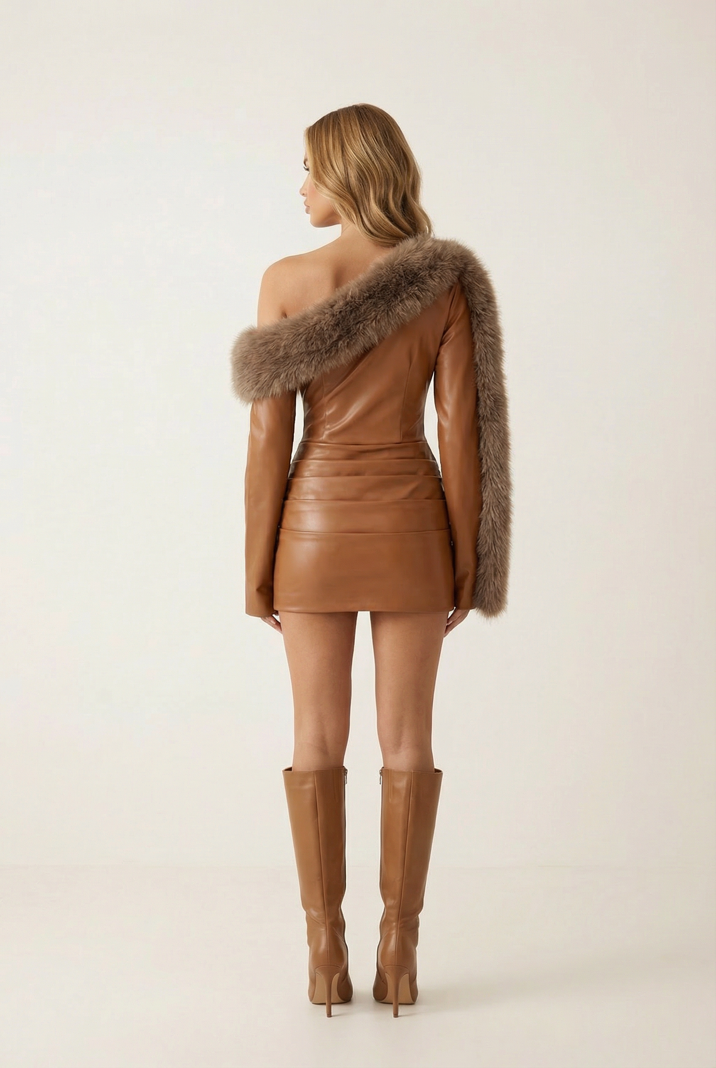 Victoire Robe Courte - Marron