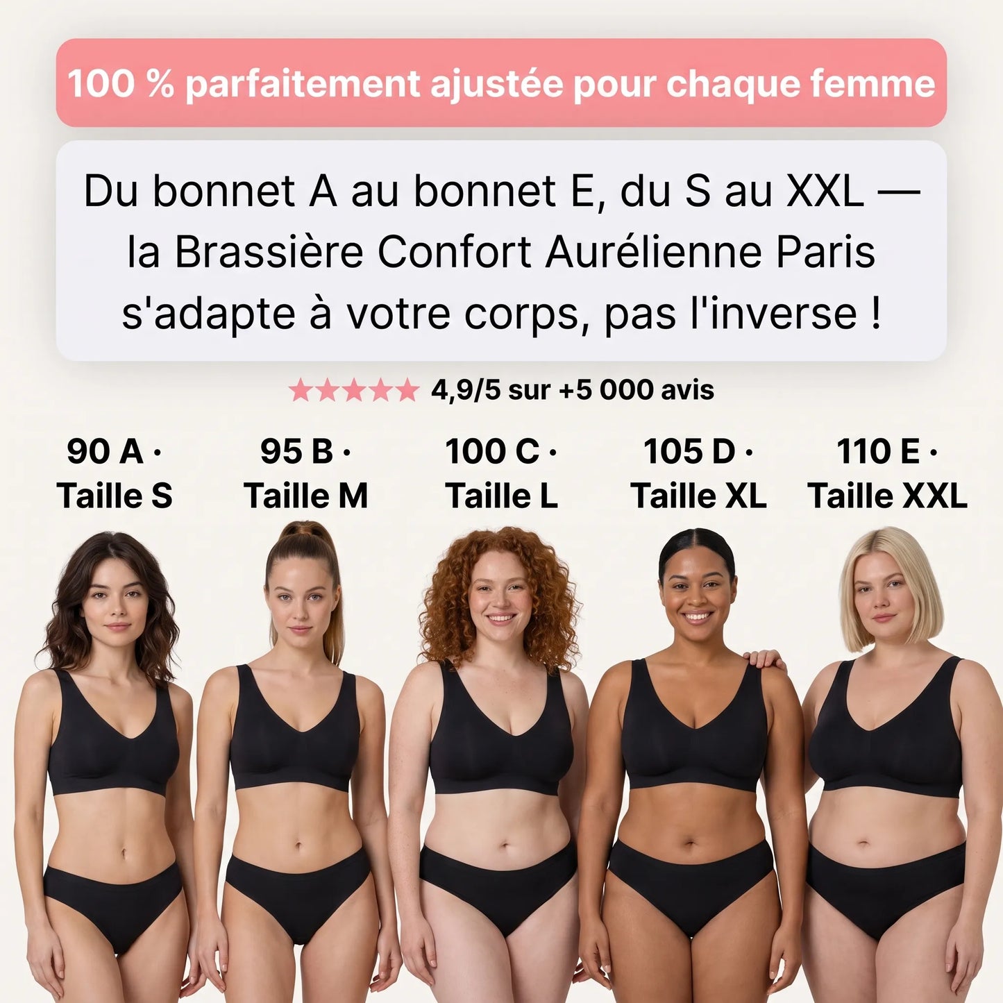 Brassière Confort Sans Armatures