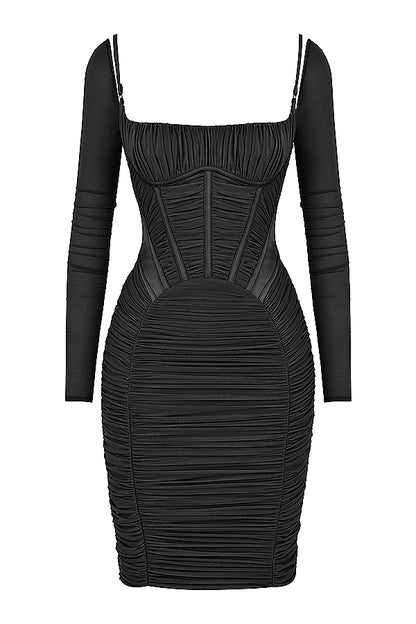 Livia Robe Mi-Longue Noir