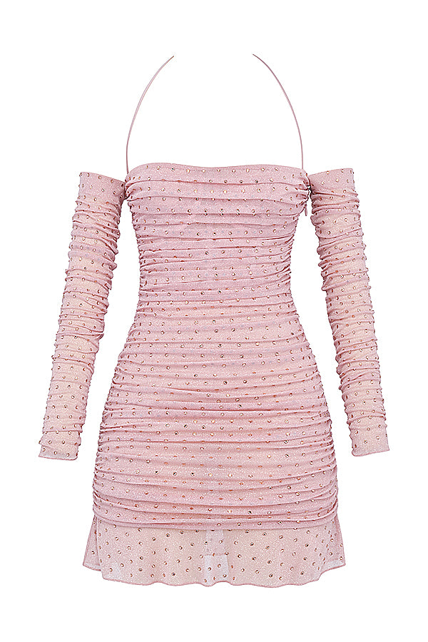 Cassandre Robe Courte Rose