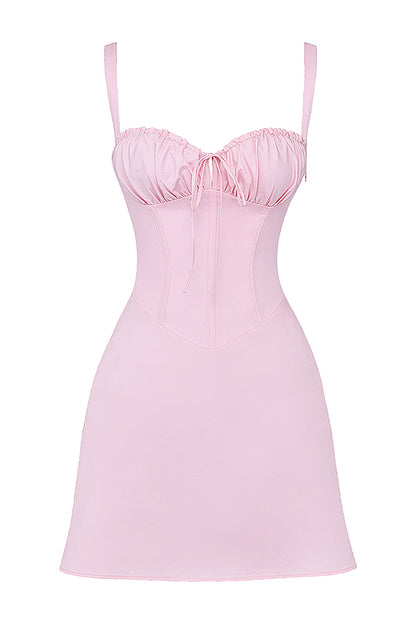 Lila Robe Courte Rose