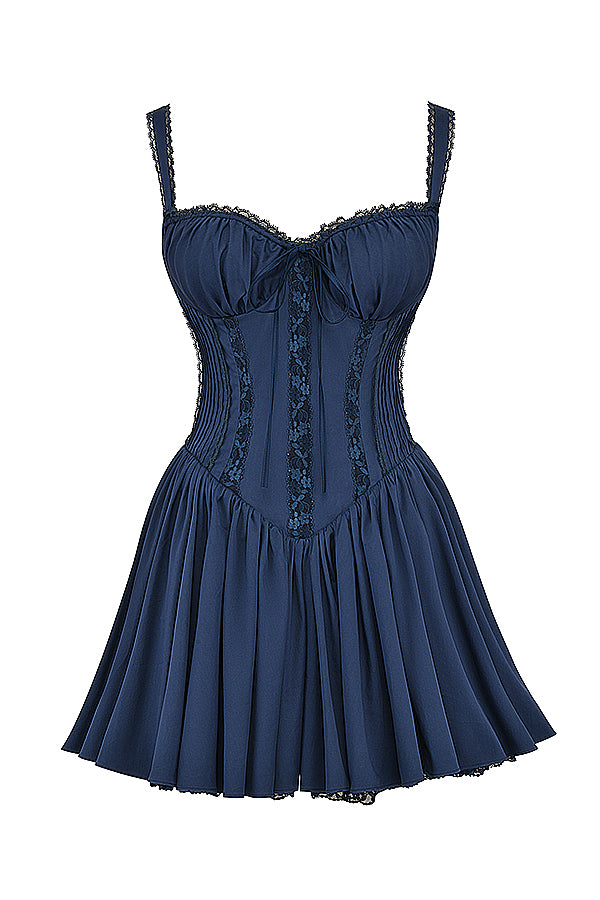 Juliette Robe Courte Marine