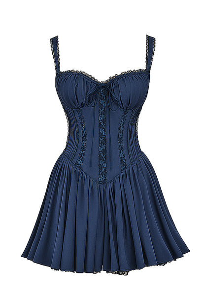 Juliette Robe Courte Marine