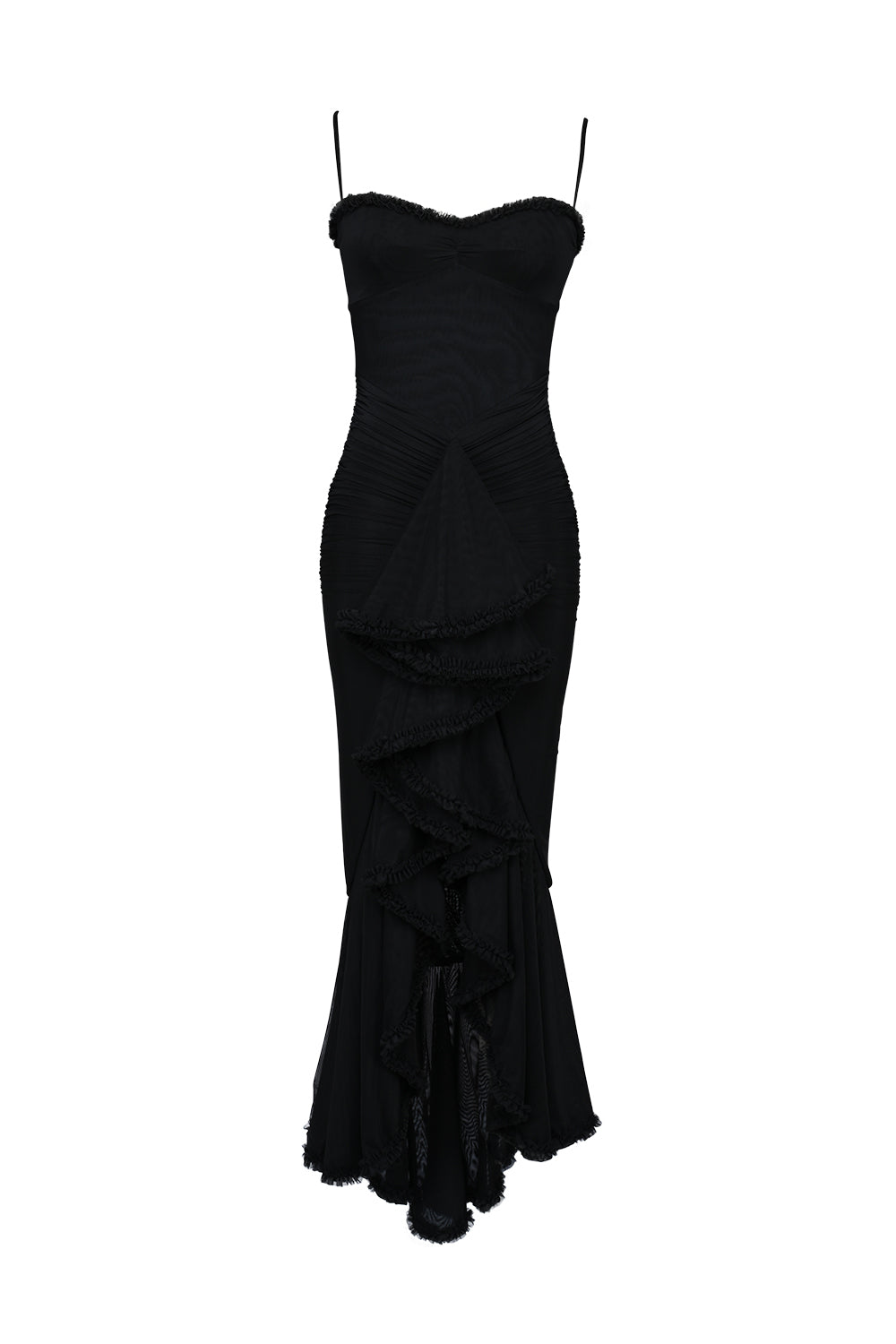 Éléonore Robe Longue Noir