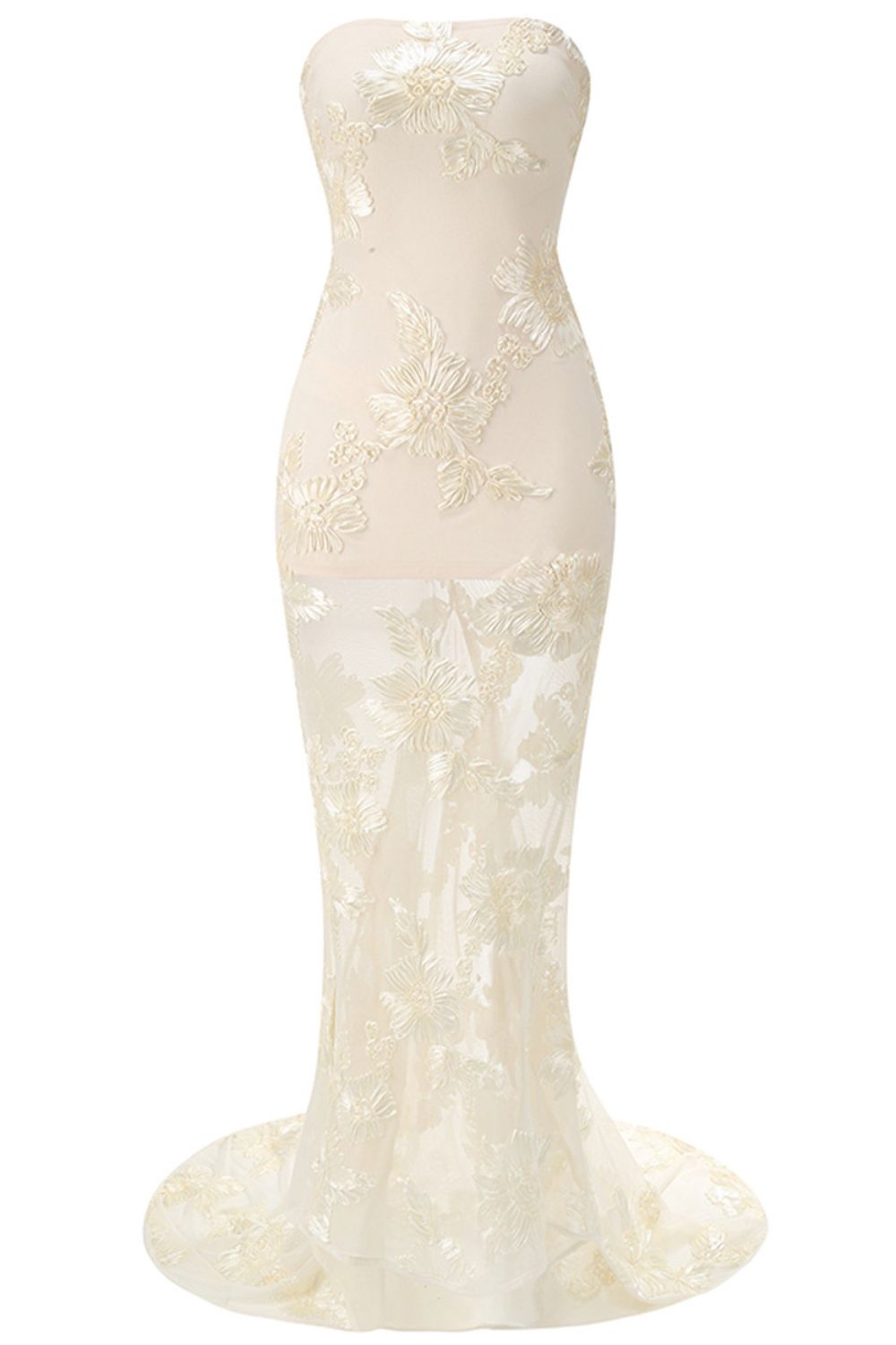 Yasmina Long Dress - Golden Vanilla