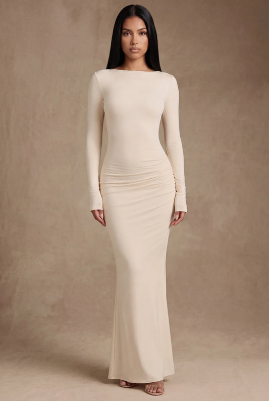 Octavia Maxi Dress — Ivory