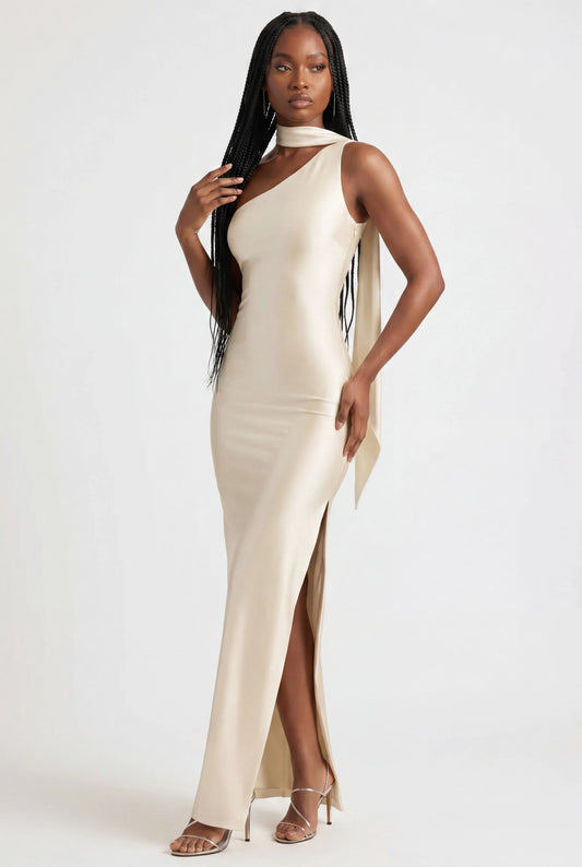 Venezia Long Dress — Ivory