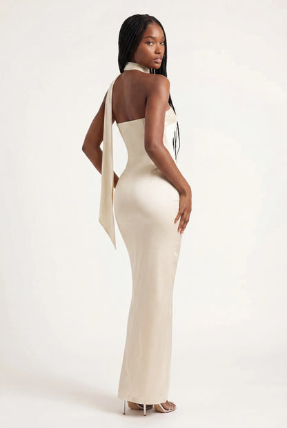 Venezia Long Dress — Ivory
