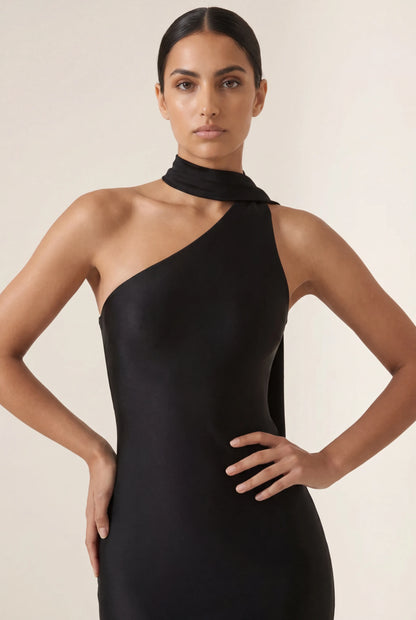 Venezia Maxi Dress — Black