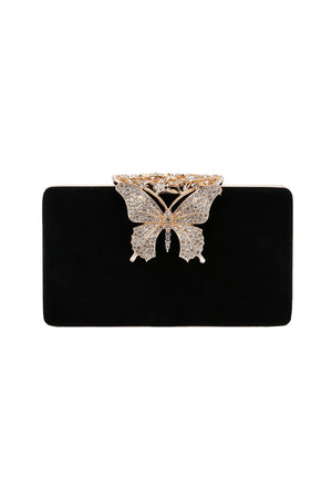 Mini Imperial Butterfly Pouch – Black