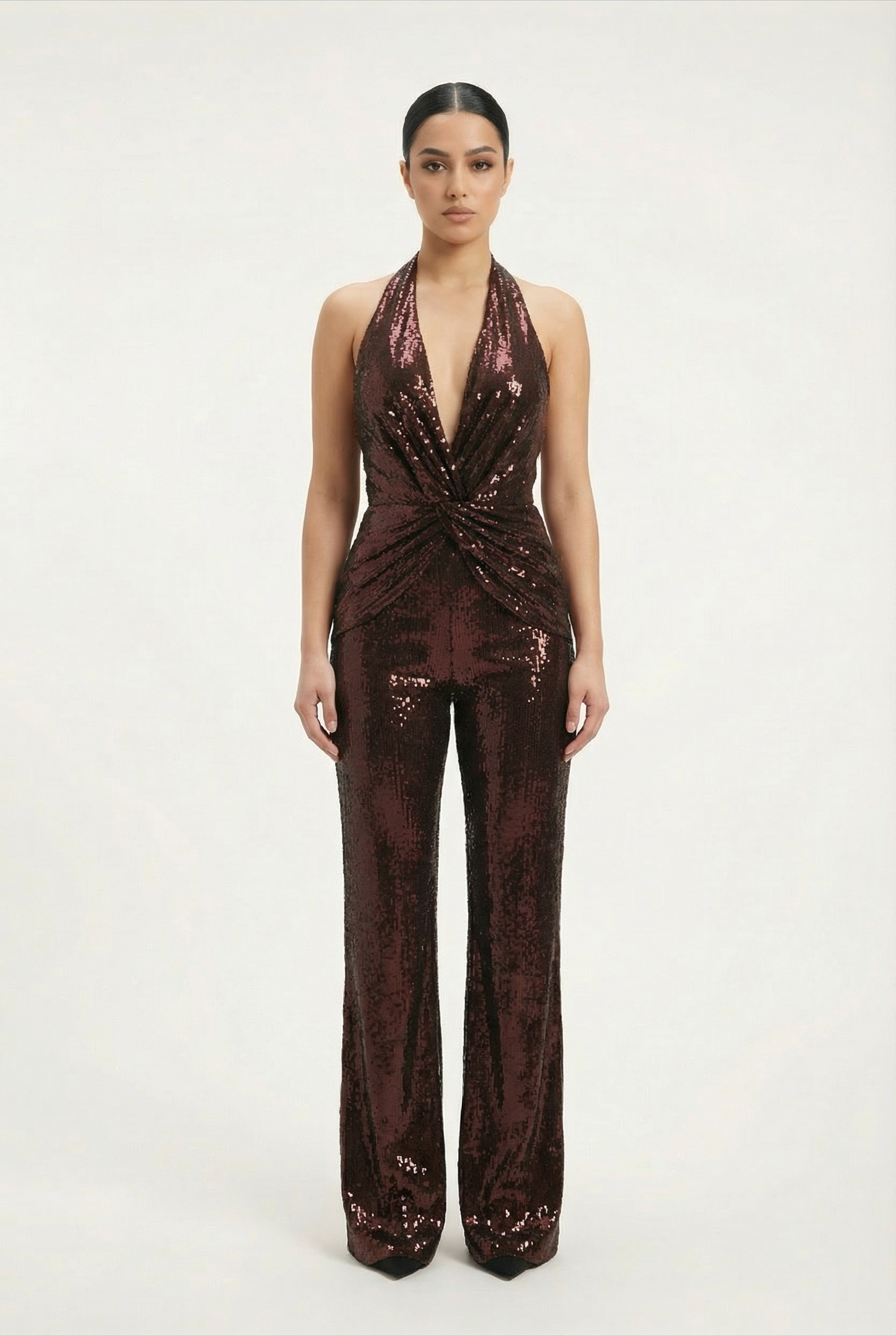 Alix Combinaison Sequin - Brun foncé