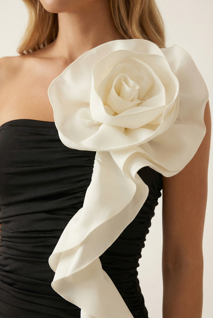 Capucine Robe Longue - Noir