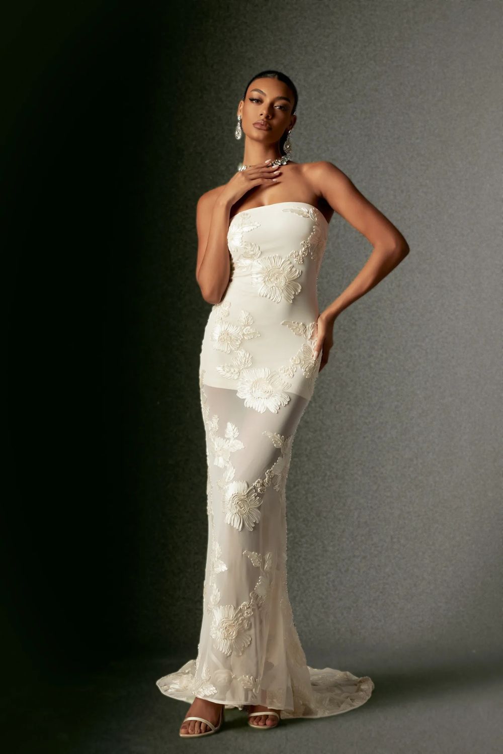 Yasmina Long Dress - Golden Vanilla