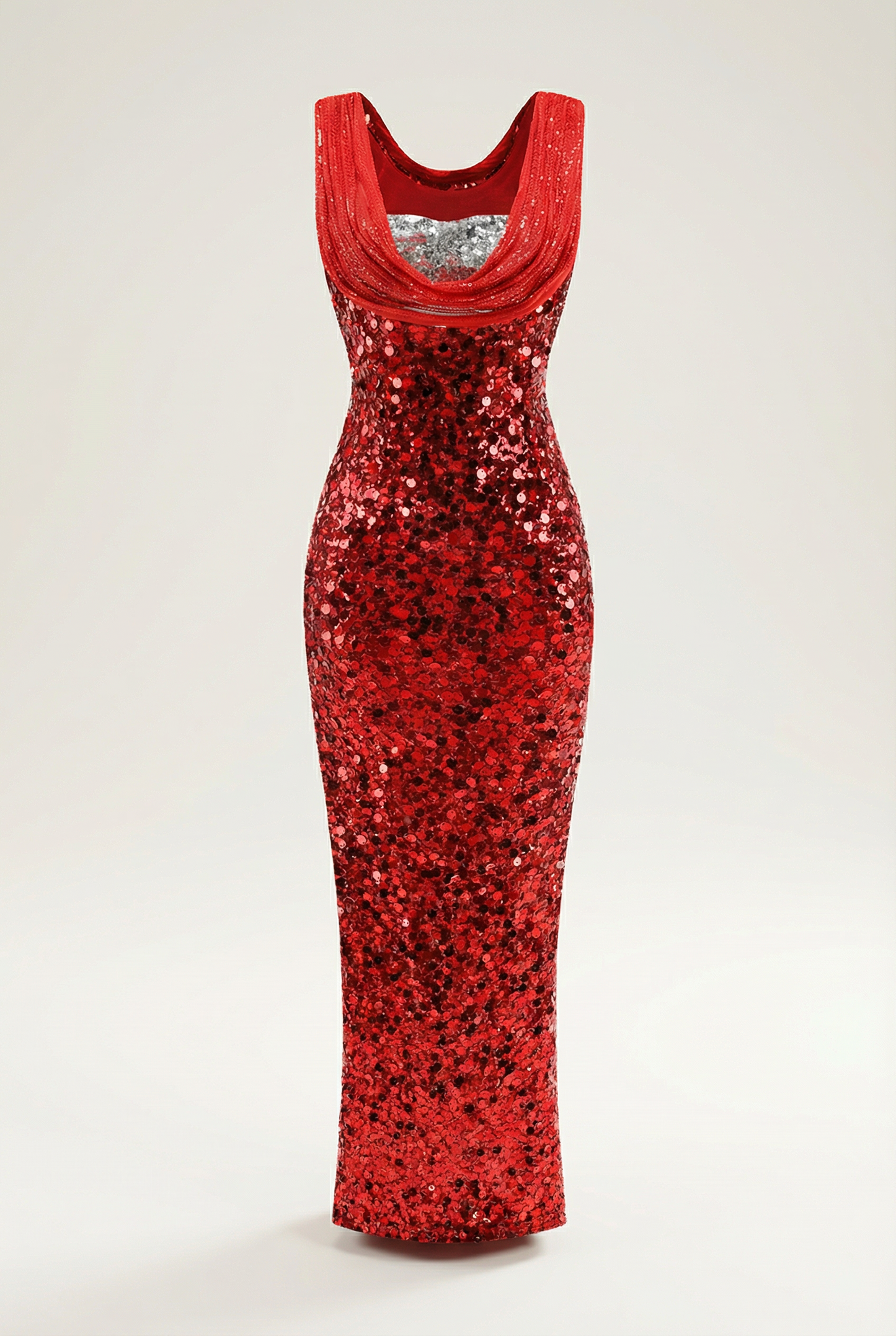 Carmen Robe Longue - Rouge Rubis