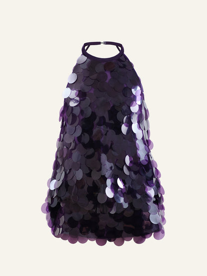 Ninon Robe Courte Violet