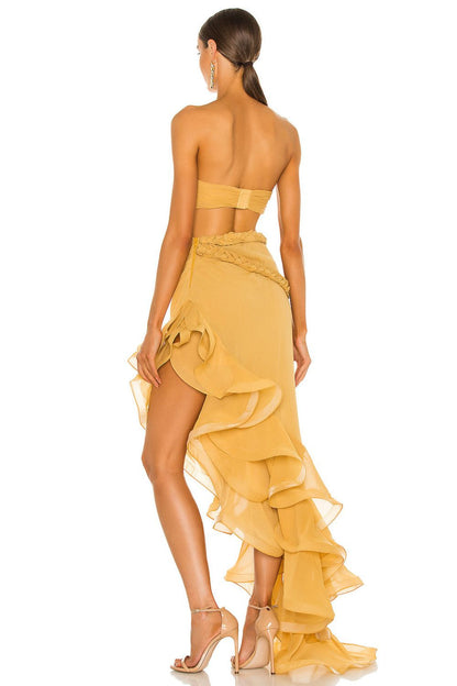 Vestido largo Solea - Amarillo sol