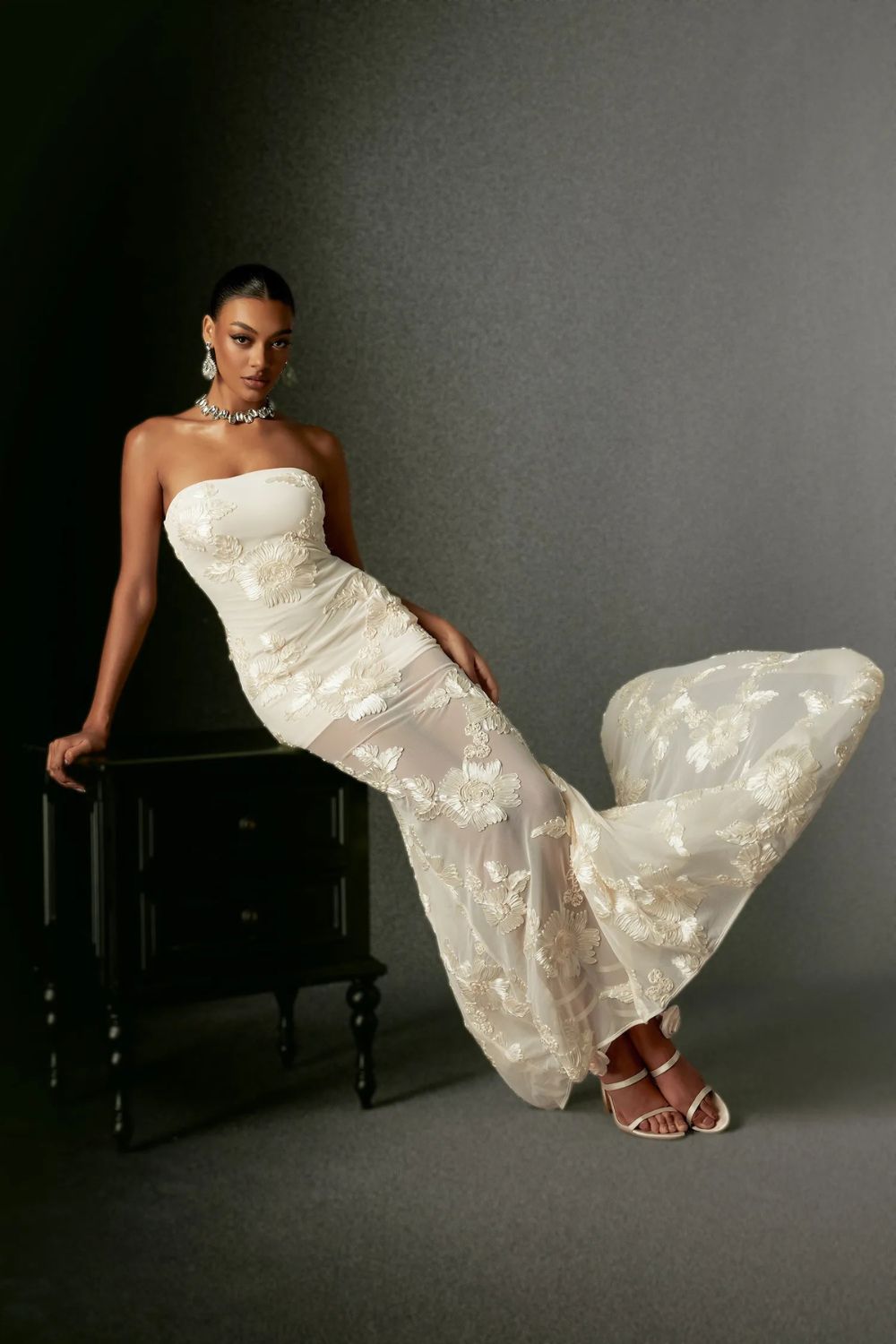 Yasmina Long Dress - Golden Vanilla