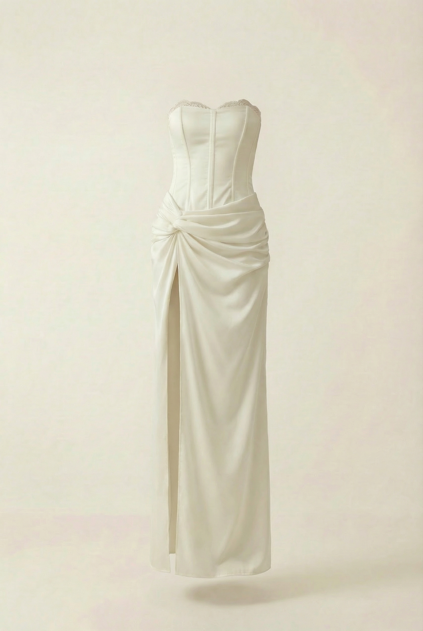 Calista Robe Longue - Ivoire Nacré