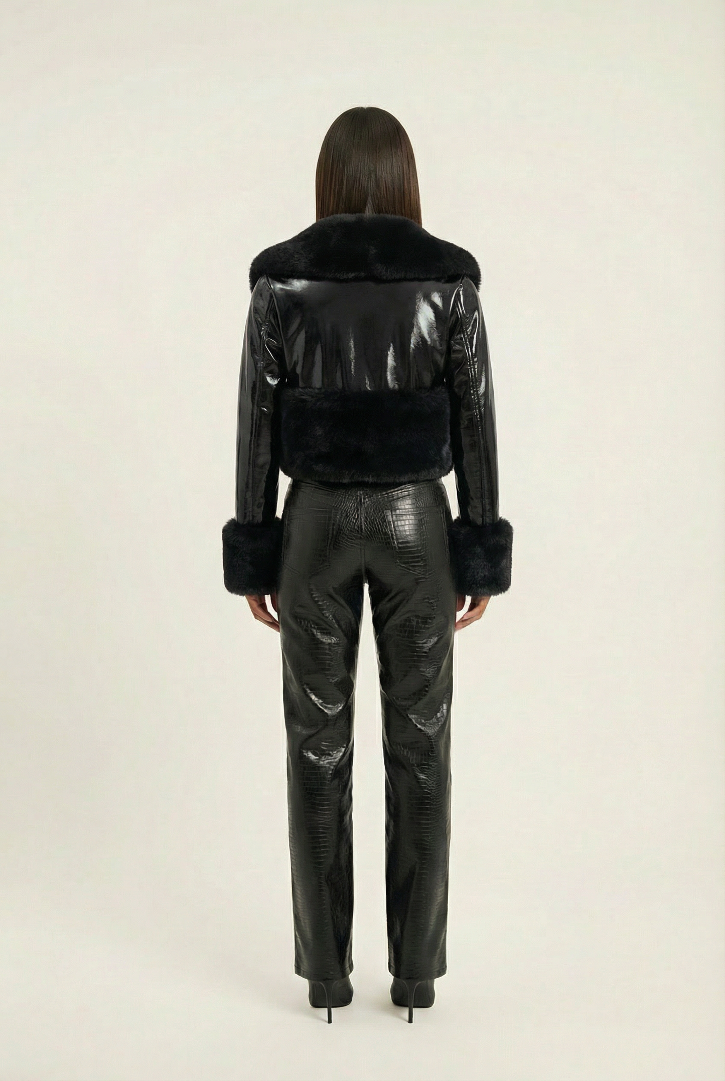 Romane Manteau Court - Noir