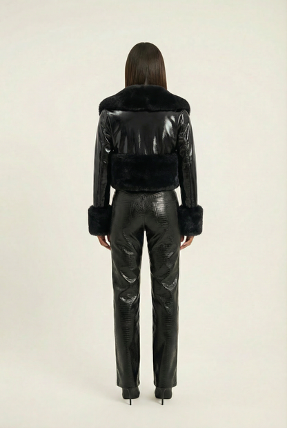 Romane Manteau Court - Noir