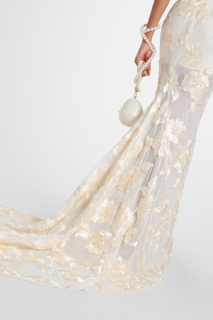 Yasmina Long Dress - Golden Vanilla