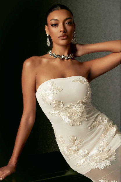 Yasmina Long Dress - Golden Vanilla