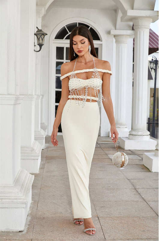 Bianca Robe Longue - Ivoire