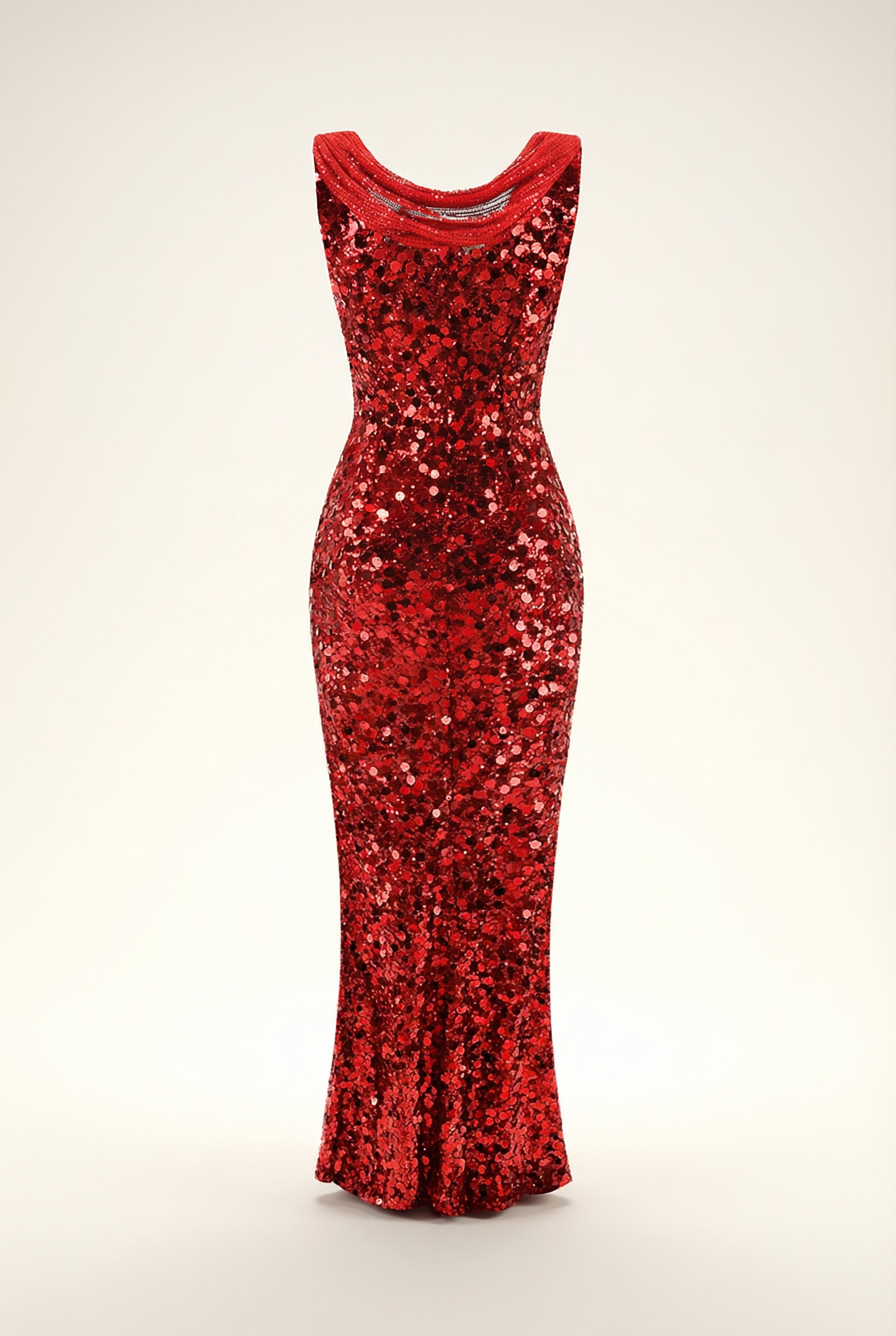 Carmen Robe Longue - Rouge Rubis