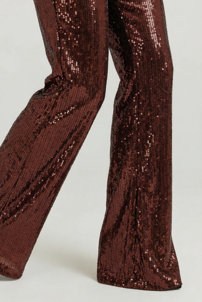 Alix Combinaison Sequin - Brun foncé