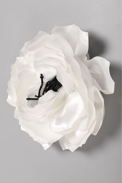 Ivory Flower Long Dress - Ivory