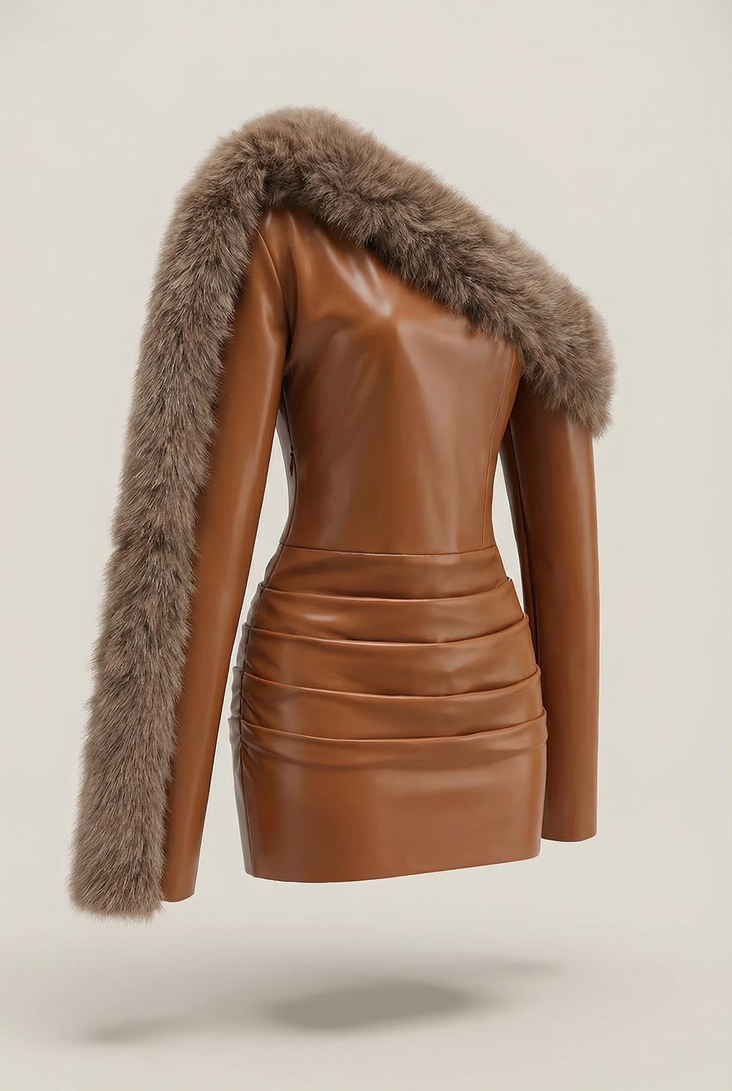 Victoire Robe Courte - Marron