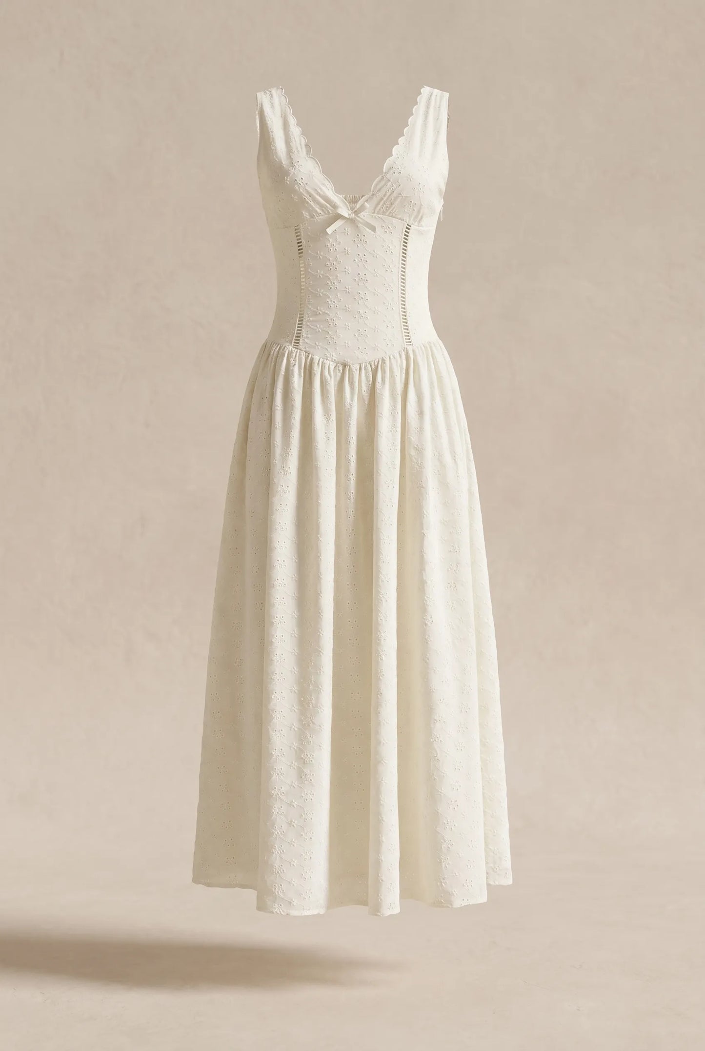 Althea Robe Mi-Longue - Ivoire