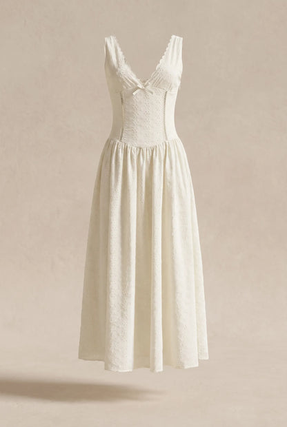 Althea Robe Mi-Longue - Ivoire