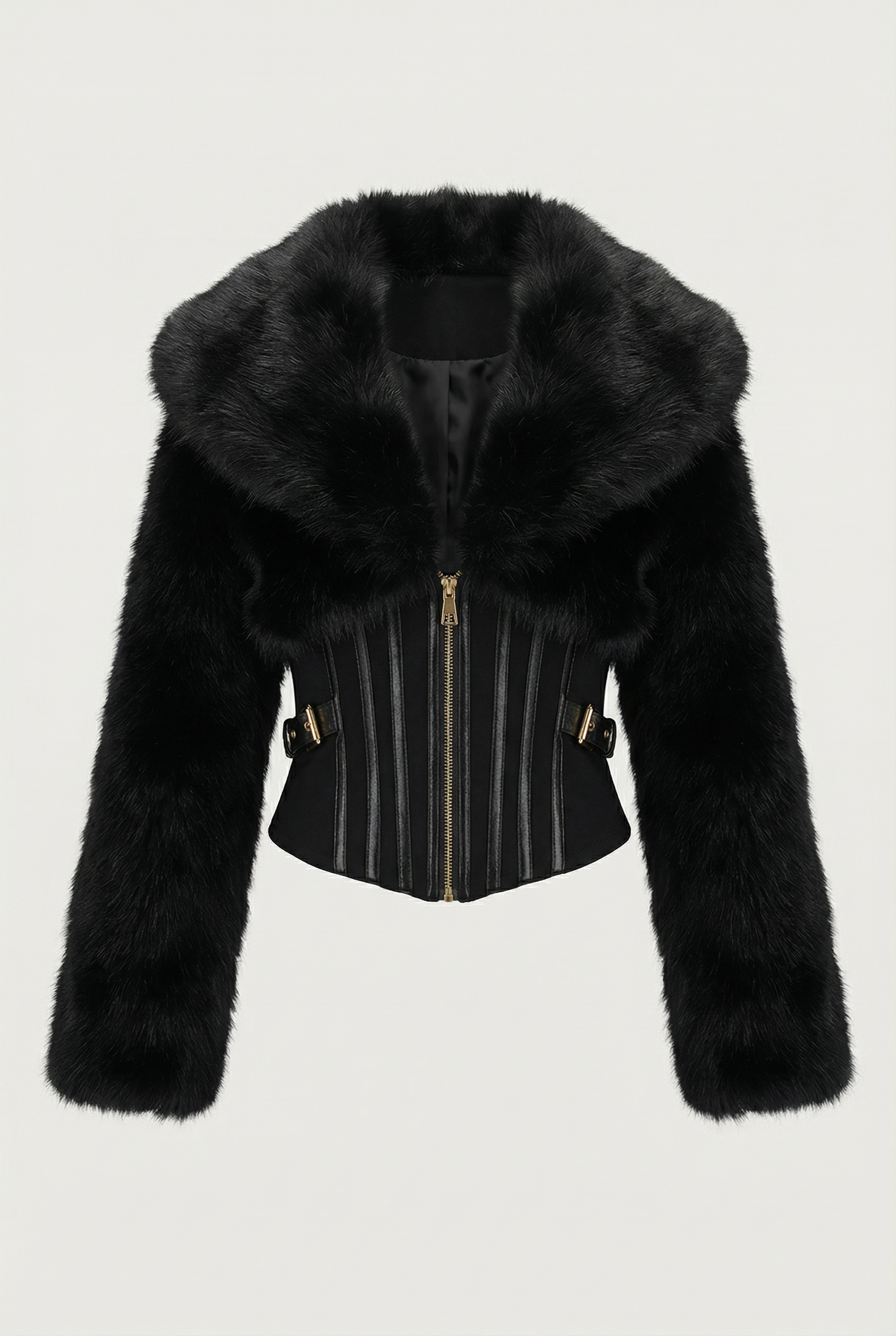 Élisabeth Manteau Court - Noir